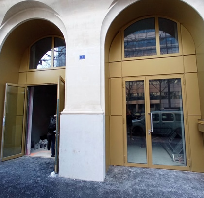 Conception et suivi de chantier Galerie Vesto Audiflux