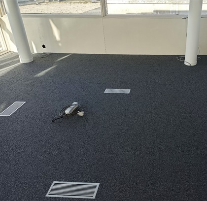 rénovation d'un plateau de bureaux à Roissy par Audiflux